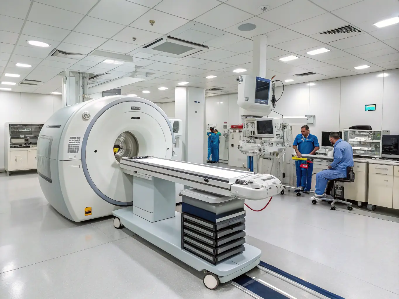 An image showcasing advanced diagnostic equipment in a clean, state-of-the-art laboratory setting, highlighting the clinic's commitment to precision and accuracy.