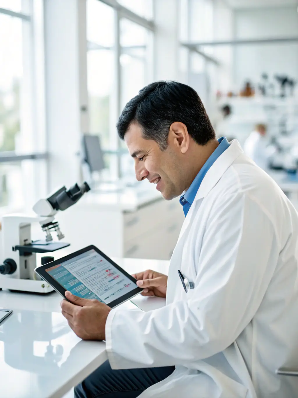 An image showcasing a healthcare professional explaining a personalized protocol to a patient, emphasizing a collaborative approach.